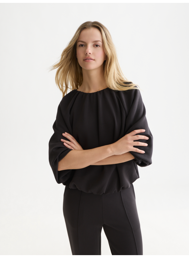 Gathered Tencel Sweatshirt