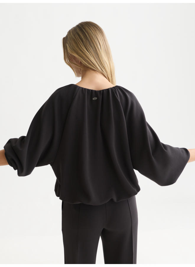 Gathered Tencel Sweatshirt