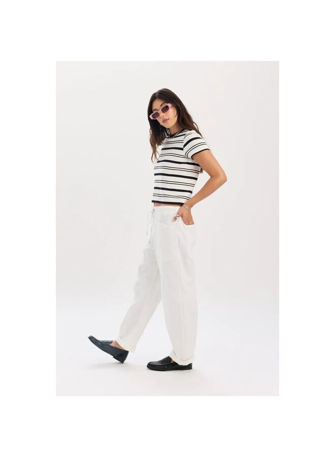 VILLA PANT - DRAWSTRING BARREL PANT