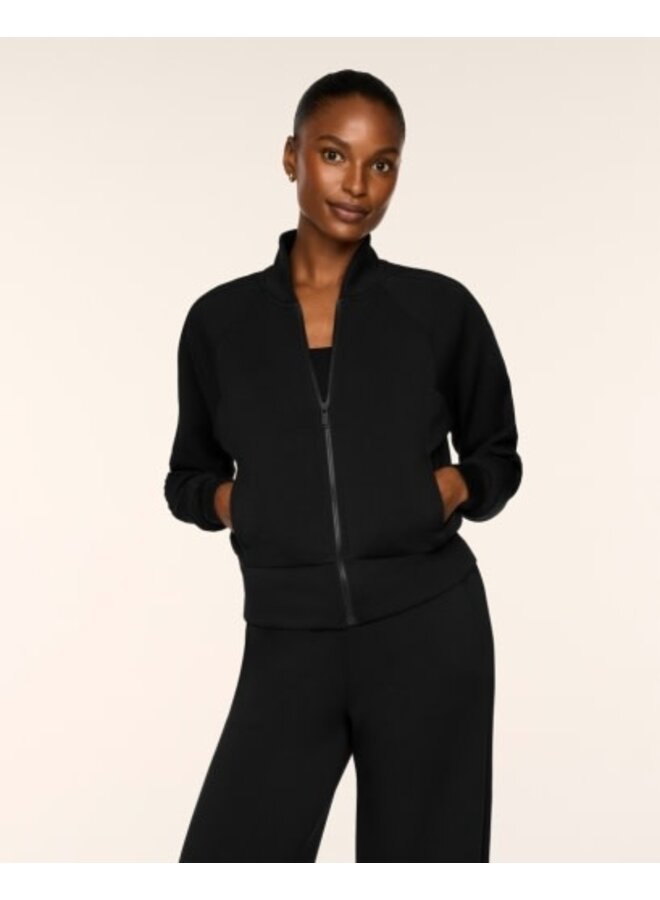 Airessentials pintuck track jacket