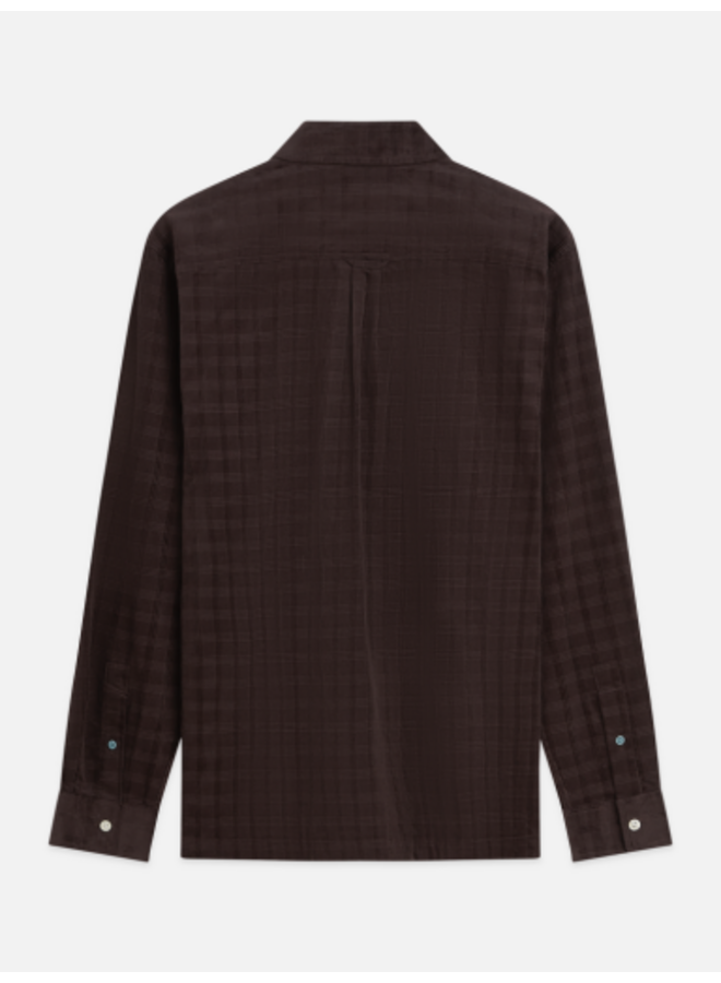 CORDUROY CHECKED RELAXED-FIT SHIRTS