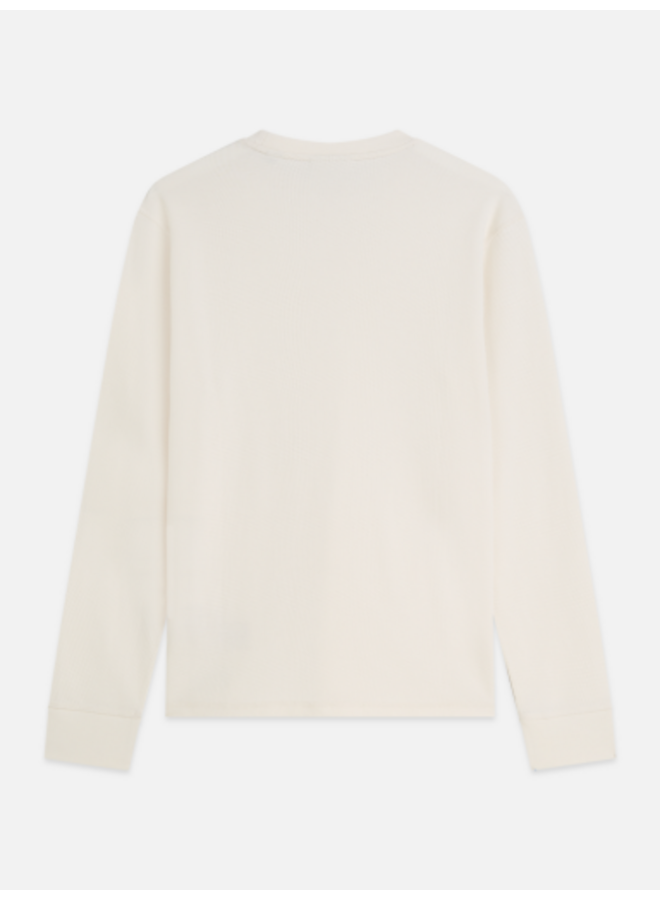 WAFFLE REGULAR-FIT LONG SLEEVED T-SHIRT