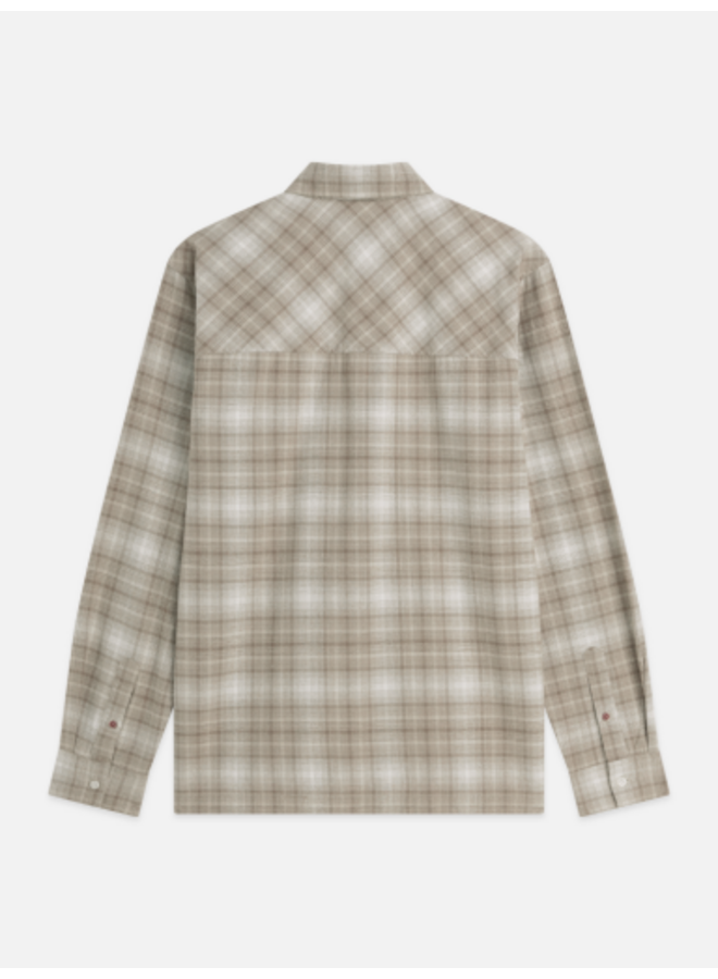FLANNEL CHECKED RELAXED-FIT SHIRT