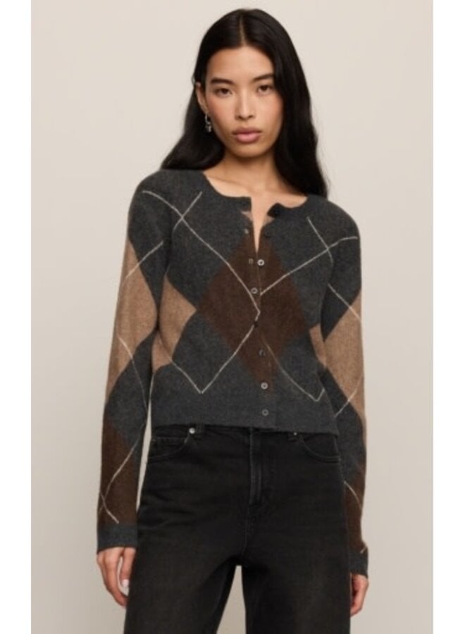 Medina Argyle Cardigan