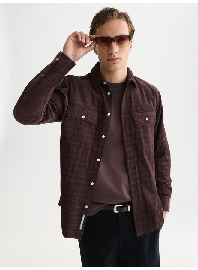 Corduroy Checked Relaxed-Fit