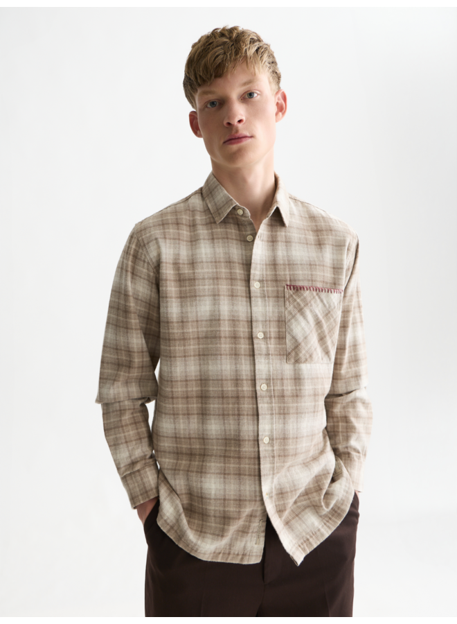 Flannel Checkered Relaxed-Fit