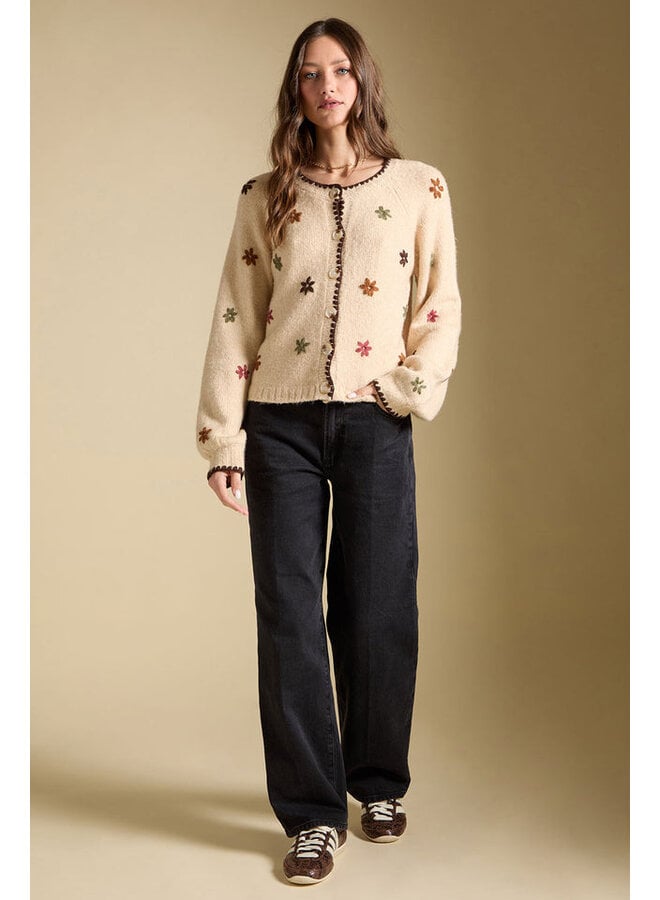 Joss Sweater Flower
