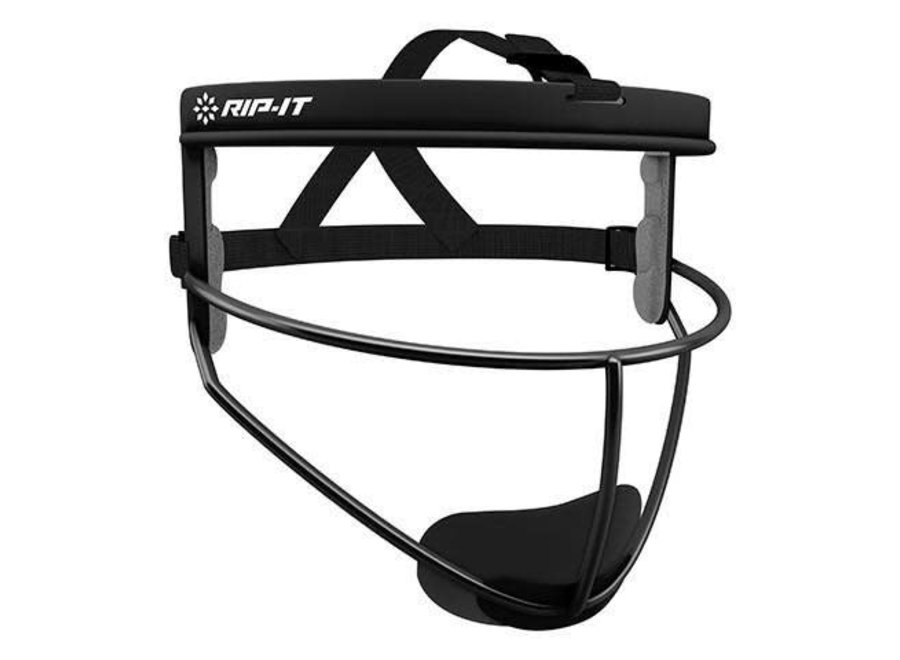 BLACK RIP-IT PRO SOFTBALL FIELDER'S MASK