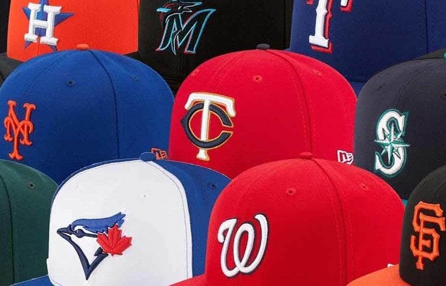 Baseball caps and team branding