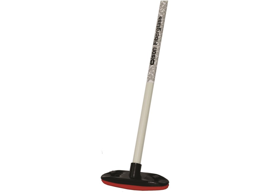 1/16" Round Handle Broomstick White