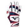 B-303 ADLT BATTING GLOVE NVY/RED L