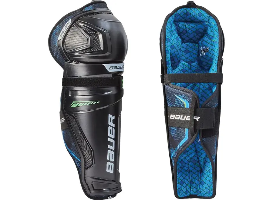 S24 BAUER X SHIN GUARD YTH 9"