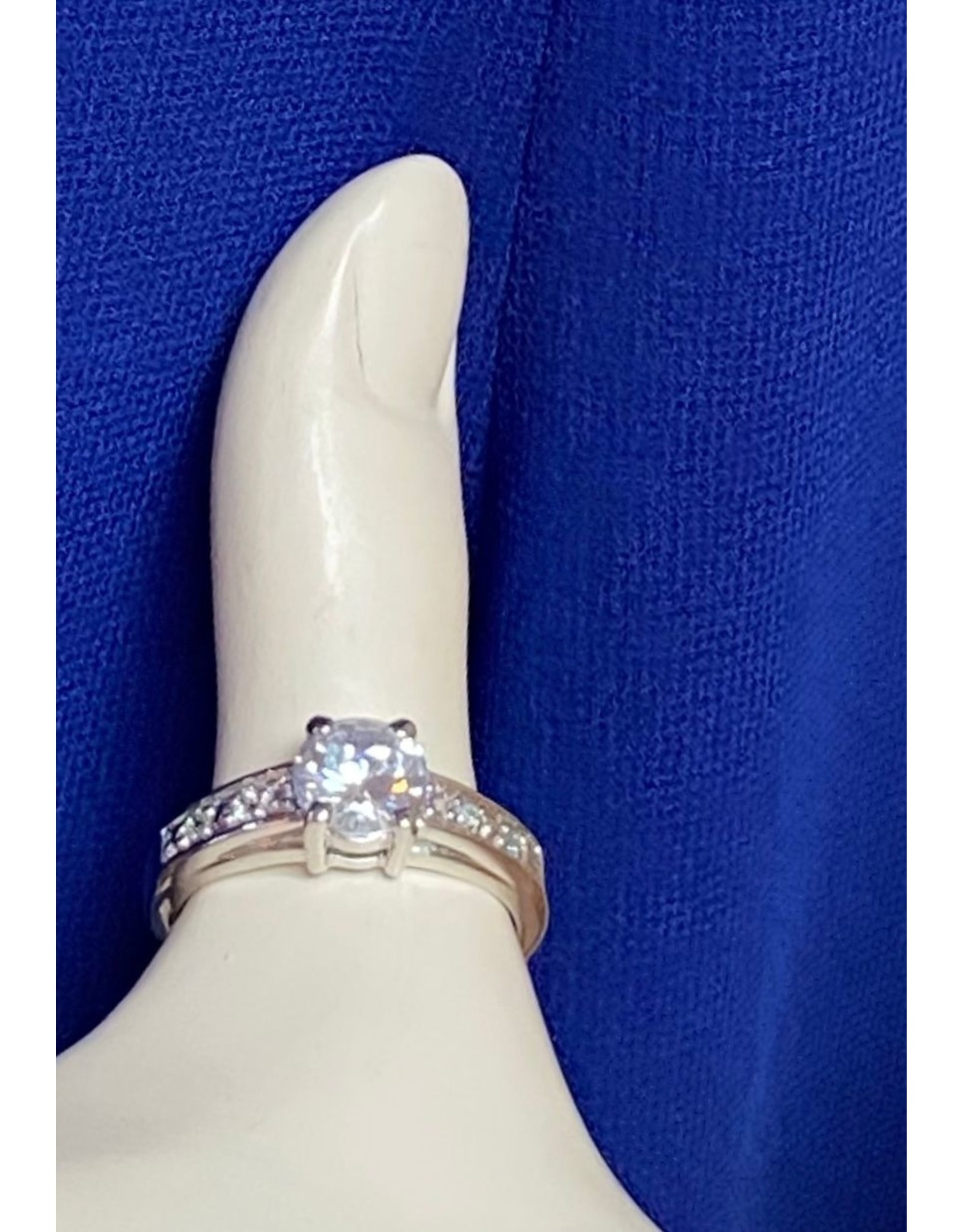 Large Single Diamond Fashion Ring