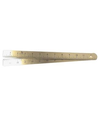 FootPro FootPro Brass Folding Ruler