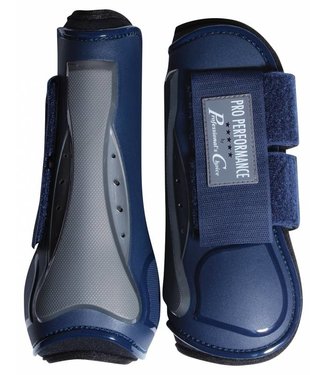 Open Front Jump Boots - Navy