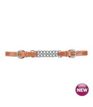 Wildfire 5/8 Harness Leather Double Chane curb Strap