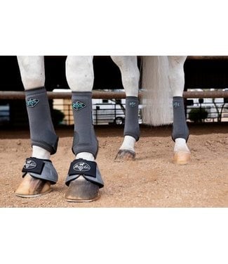 PRO PERFORMANCE SHOW JUMP FRONT BOOTS - Velcro Closure