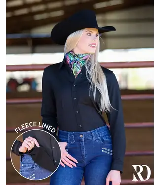 Black Polar Fleece Performance Shirt