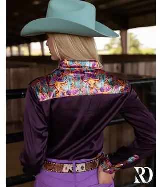 Canyon Cactus Satin Performance Shirt
