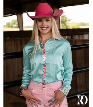 Wild Cactus Satin Performance Shirt