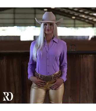 Lavender Solid Performance Shirt