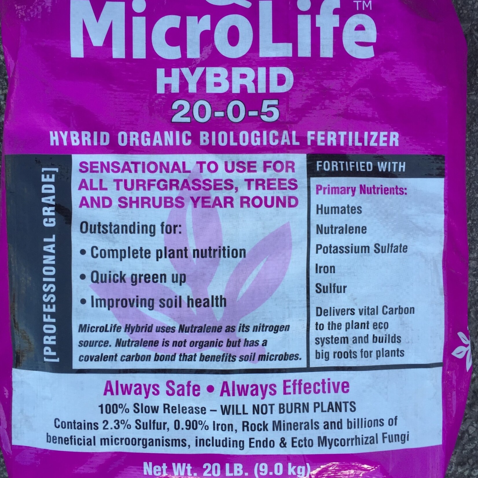 BAG MicroLife Hybrid 20-0-5 20# (4,000 SF)