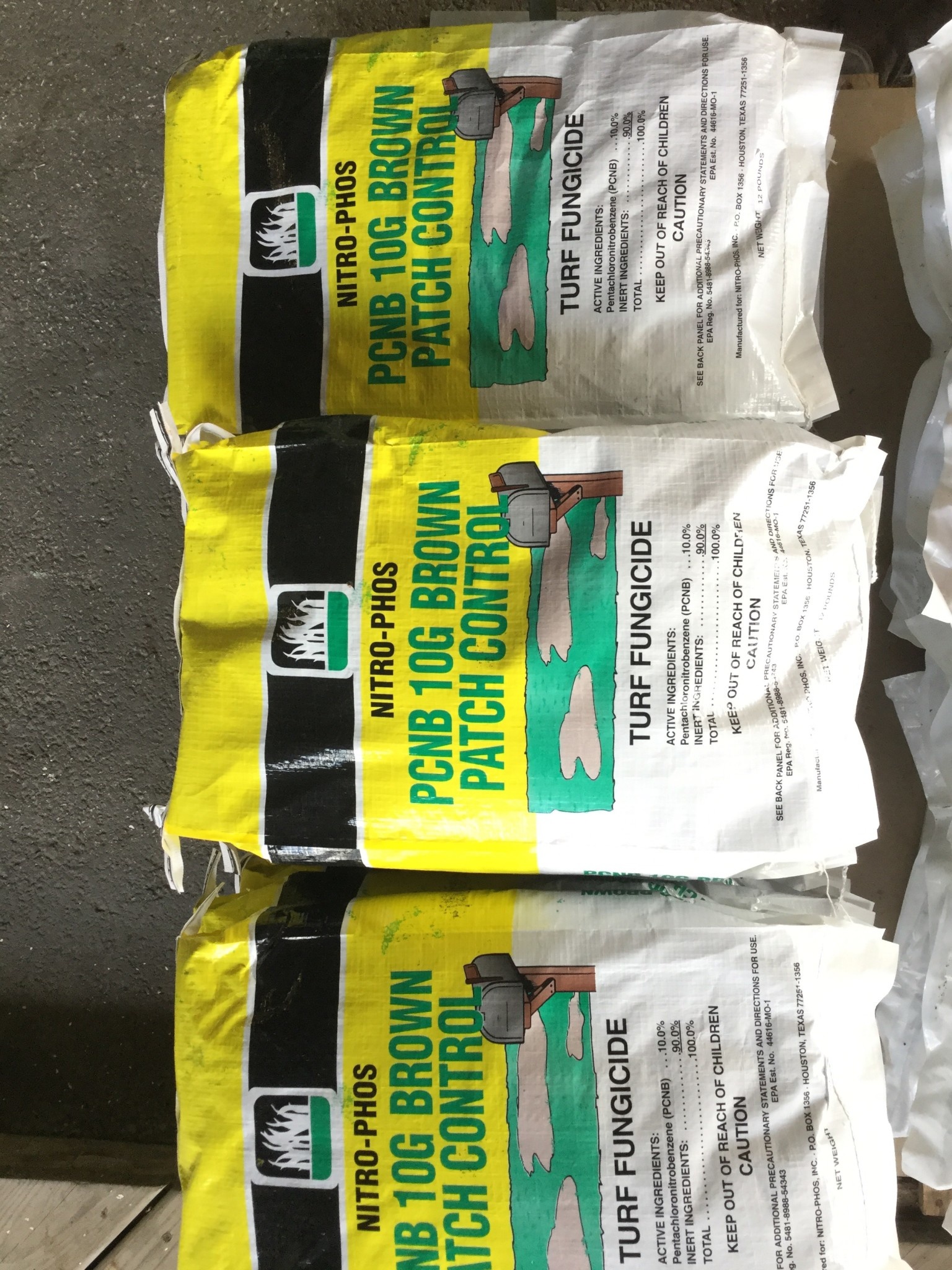 NITRO PHOS, 'BROWN PATCH CONTROL PCNB' 12LBS
