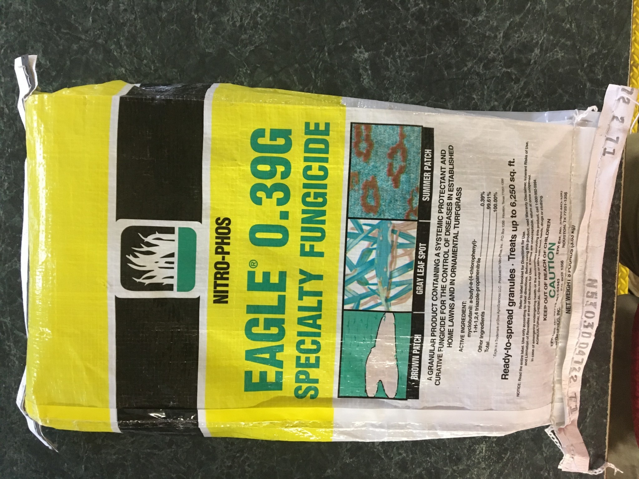 NITRO PHOS, 'EAGLE TURF FUNGICIDE' 8LBS 2000SF