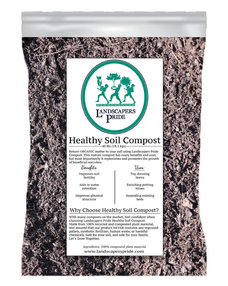 HEALTHY SOIL COMPOST, 40 POUND BAG