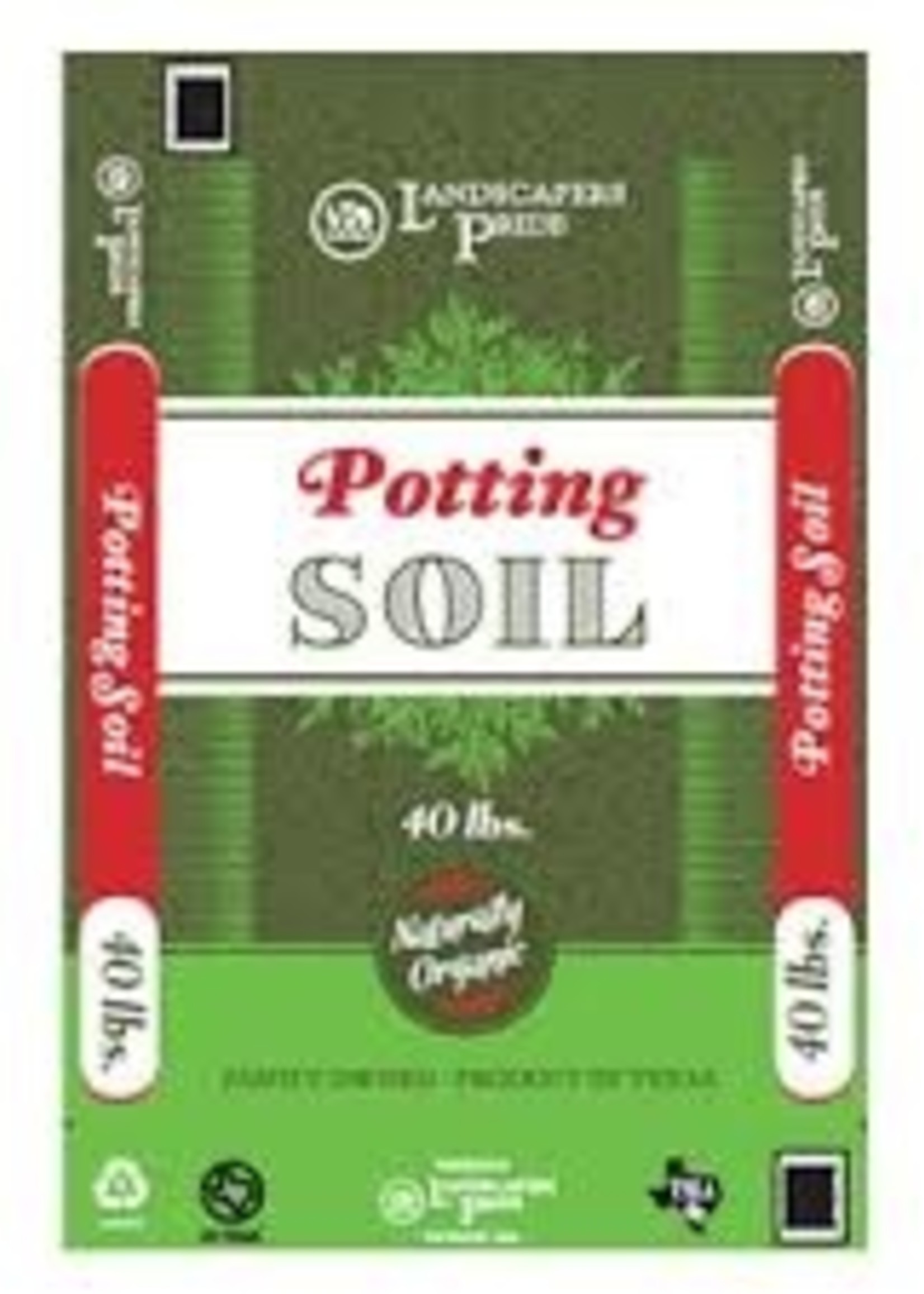 LANDSCAPERS PRIDE POTTING SOIL 40 LB BAGGROWERS OUTLET WILLIS, TEXAS