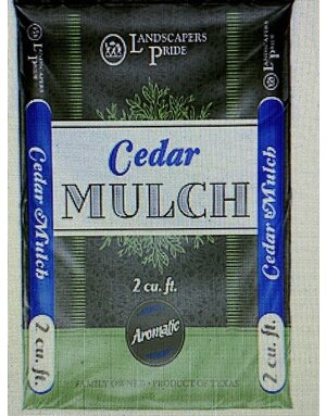 MULCH, CEDAR, 2CF