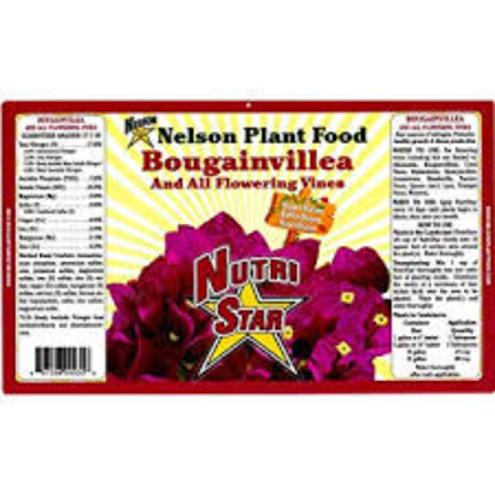 NELSONS, 'BOUGAINVILLEA FERTILIZER' 2LBS