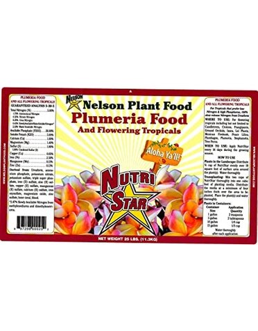 NELSONS, 'PLUMERIA FERTILIZER' 4LBS