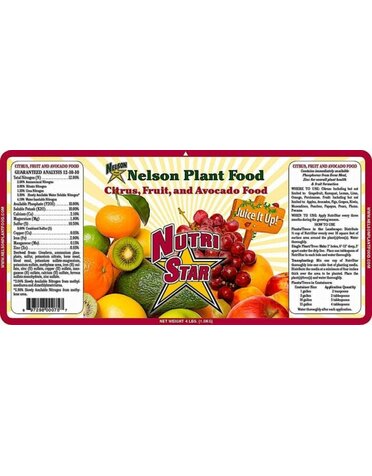 NELSONS, 'CITRUS & AVOCADO FERTILIZER, 4LBS