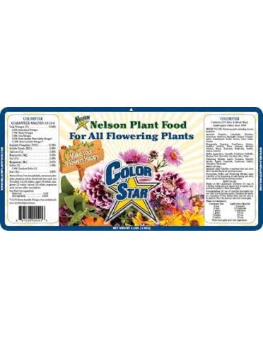NELSONS, 'COLOR STAR', FERTILIZER, 12.5LBS