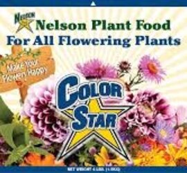 NELSONS, 'COLOR STAR', FERTILIZER, 25LBS