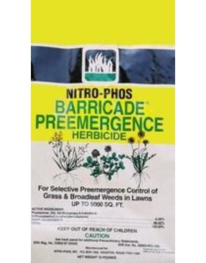 NITRO PHOS, 'BARRICADE' 50 LBS 12500 SF