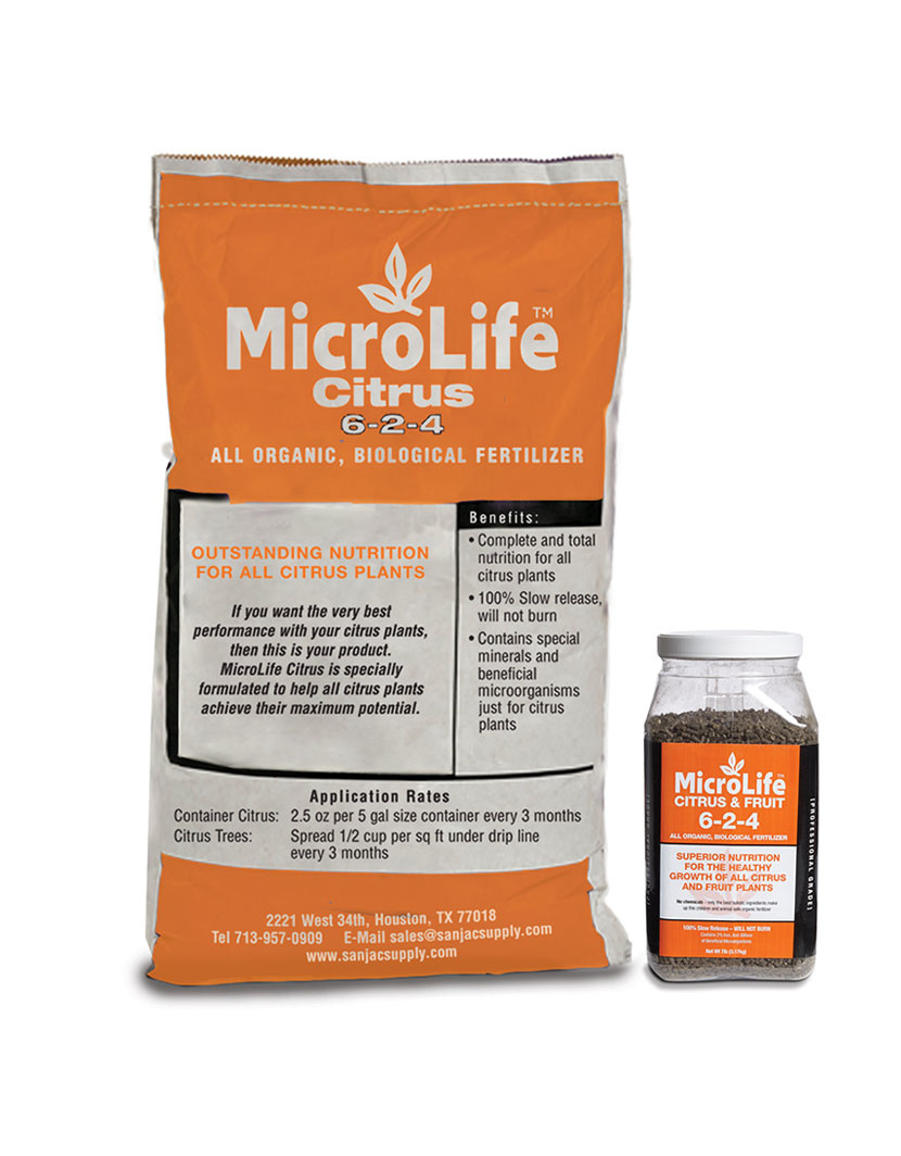MicroLife 6-2-4 'CITRUS & FRUIT FERTILIZER, 7 lb. jug