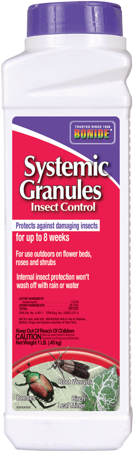 BONIDE. 'SYSTEMIC GRANULES INSECT CONTROL' 1LB
