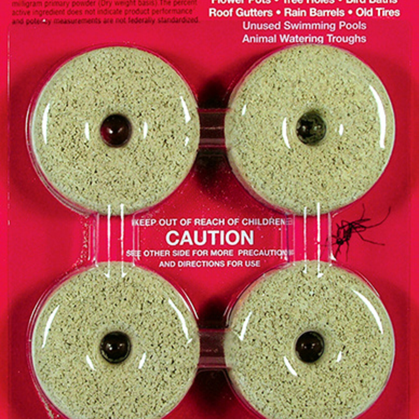 SUMMIT, 'MOSQUITO DUNKS 6 pak. 2.75 oz.