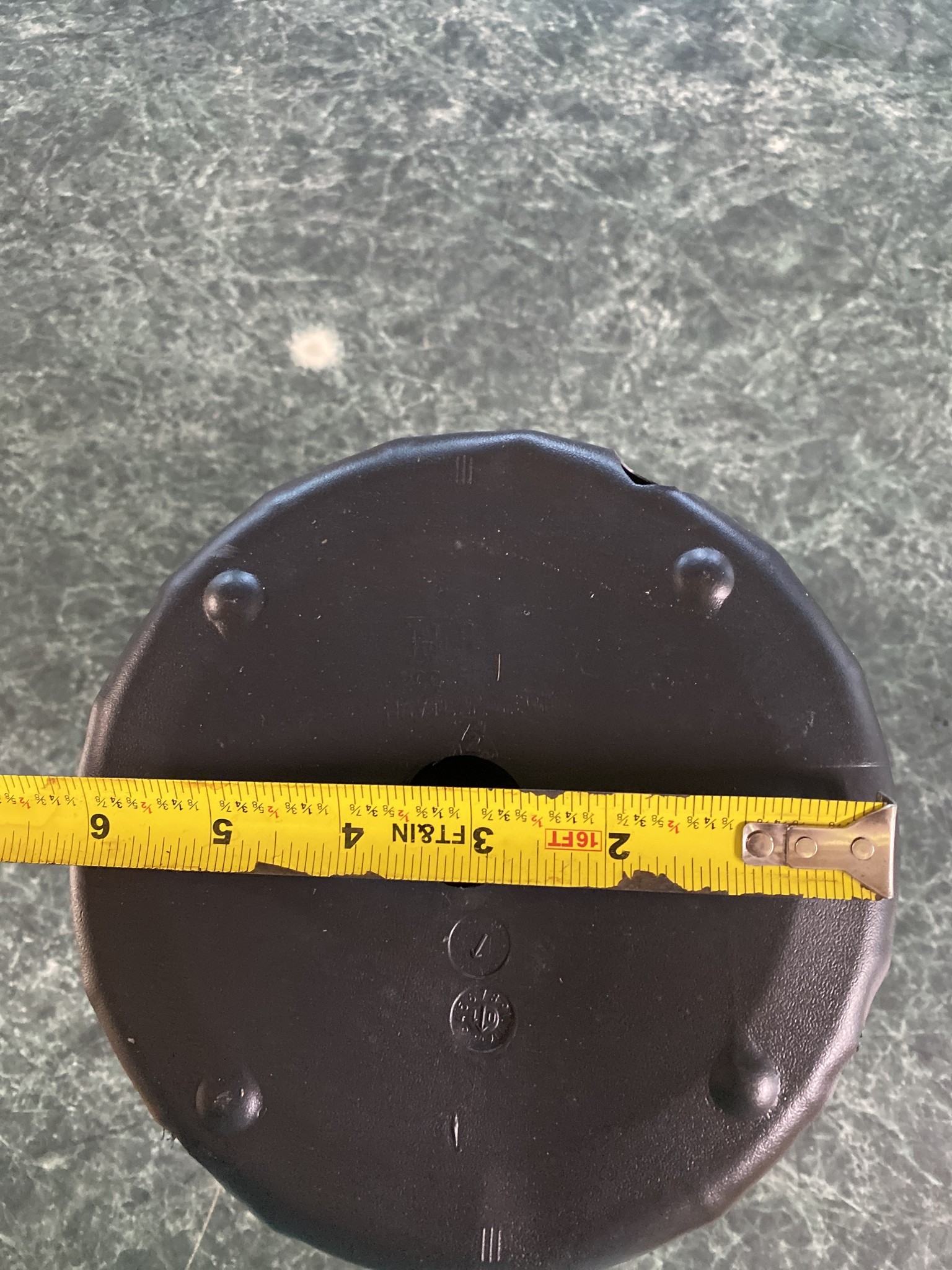 Black Plastic Nursery Growing  Pot, 2 gal.