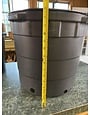 Black Plastic Nursery Growing  Pot, 10 gal.