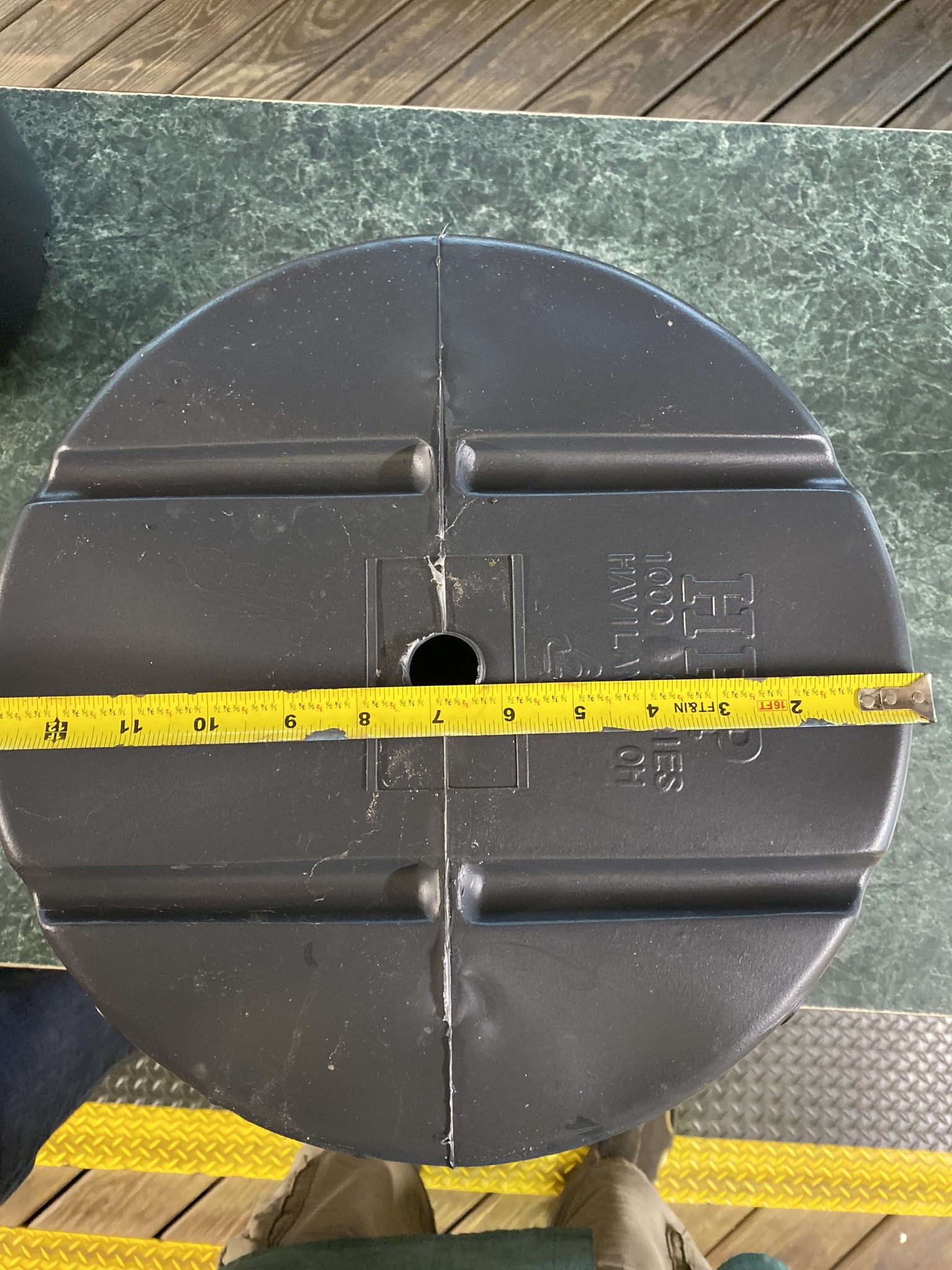 Black Plastic Nursery Growing  Pot, 10 gal.