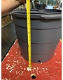 Black Plastic Nursery Growing  Pot, 15 gal.