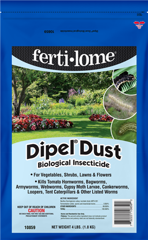 FERTI-LOME, 'DIPEL DUST' 4LBS