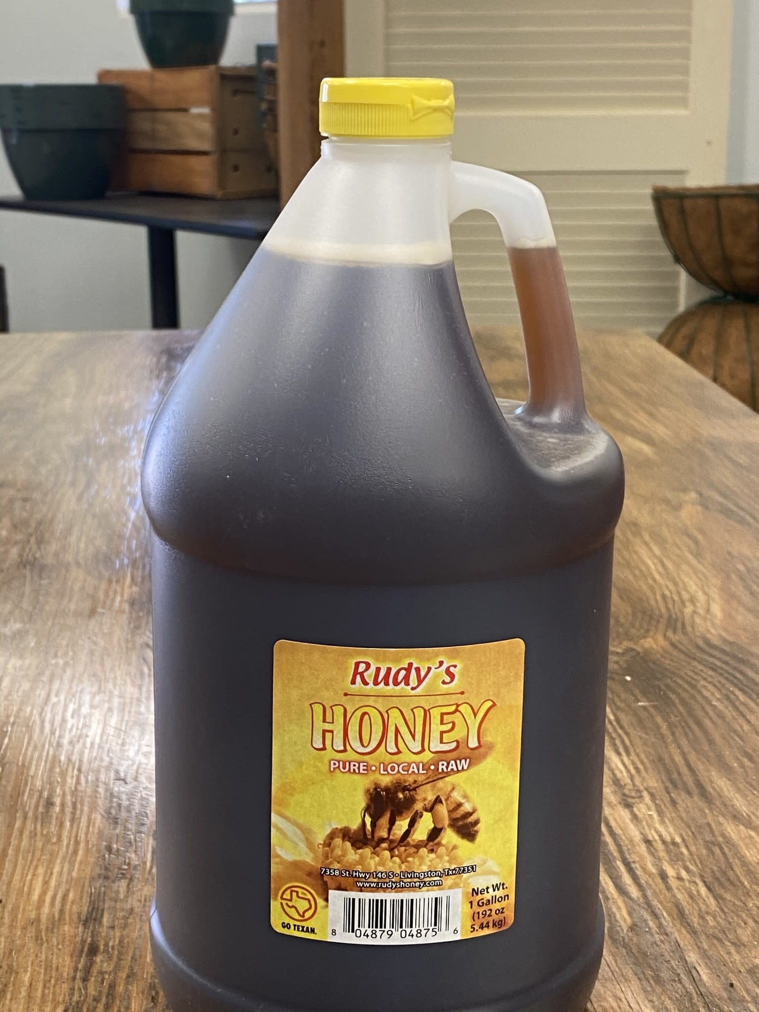 RUDY'S HONEY, 1 GALLON PLASTIC