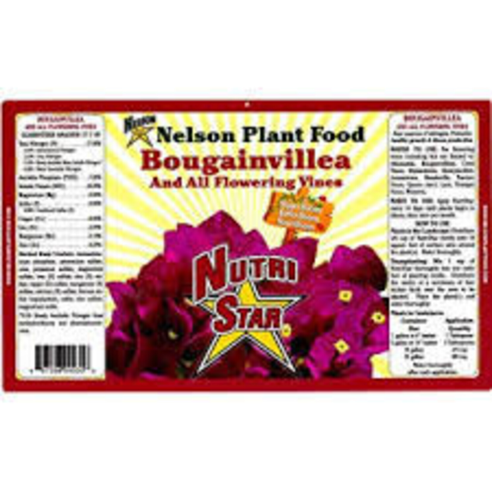 NELSONS, 'BOUGAINVILLEA FERTILIZER' 2LBS