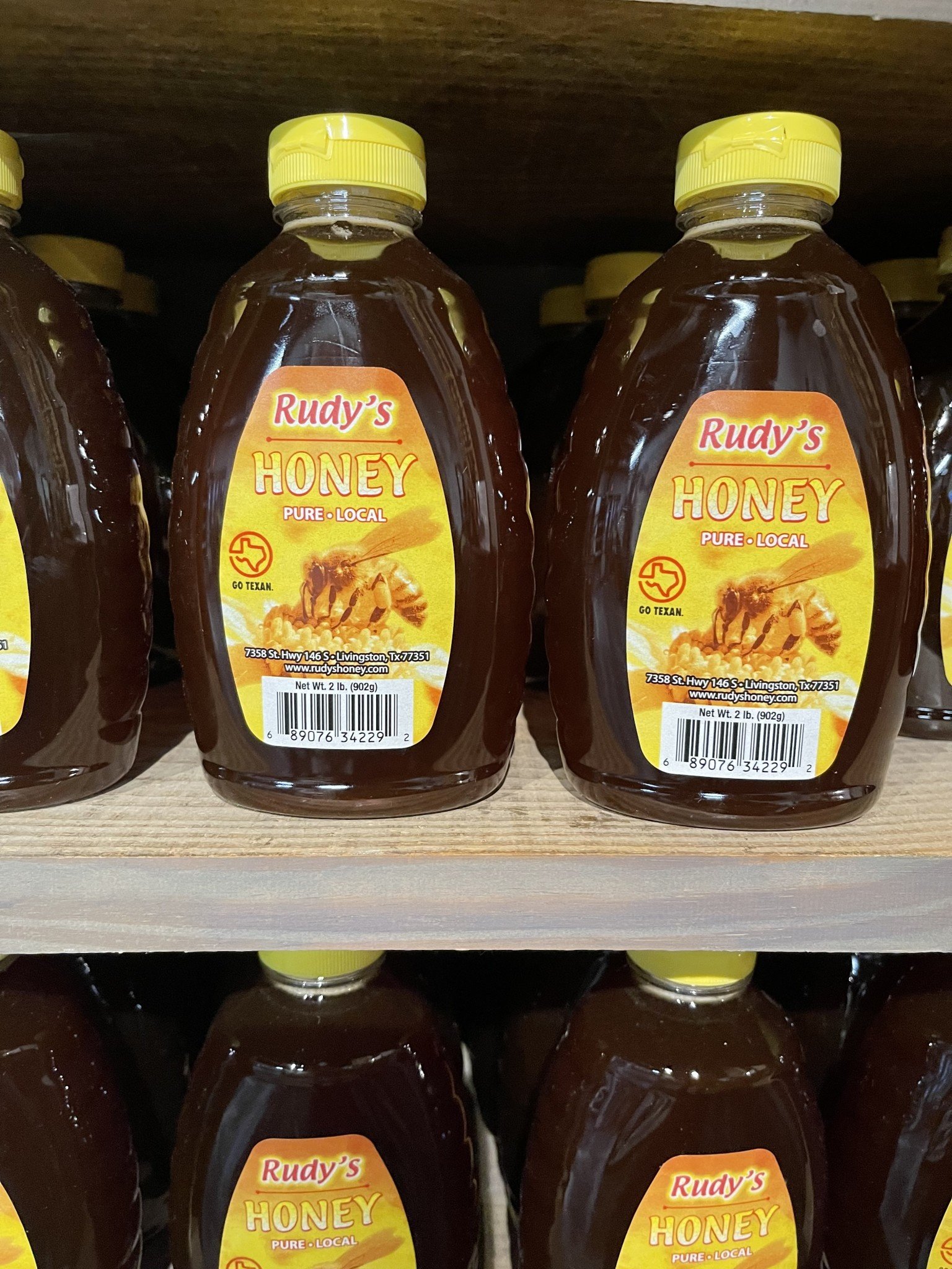 RUDY'S HONEY, 2Lb. SQUEEZE BOTTLE