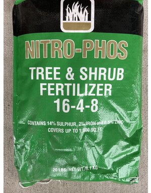 NITRO PHOS, 'TREE & SHRUB FERTILIZER' 20LBS