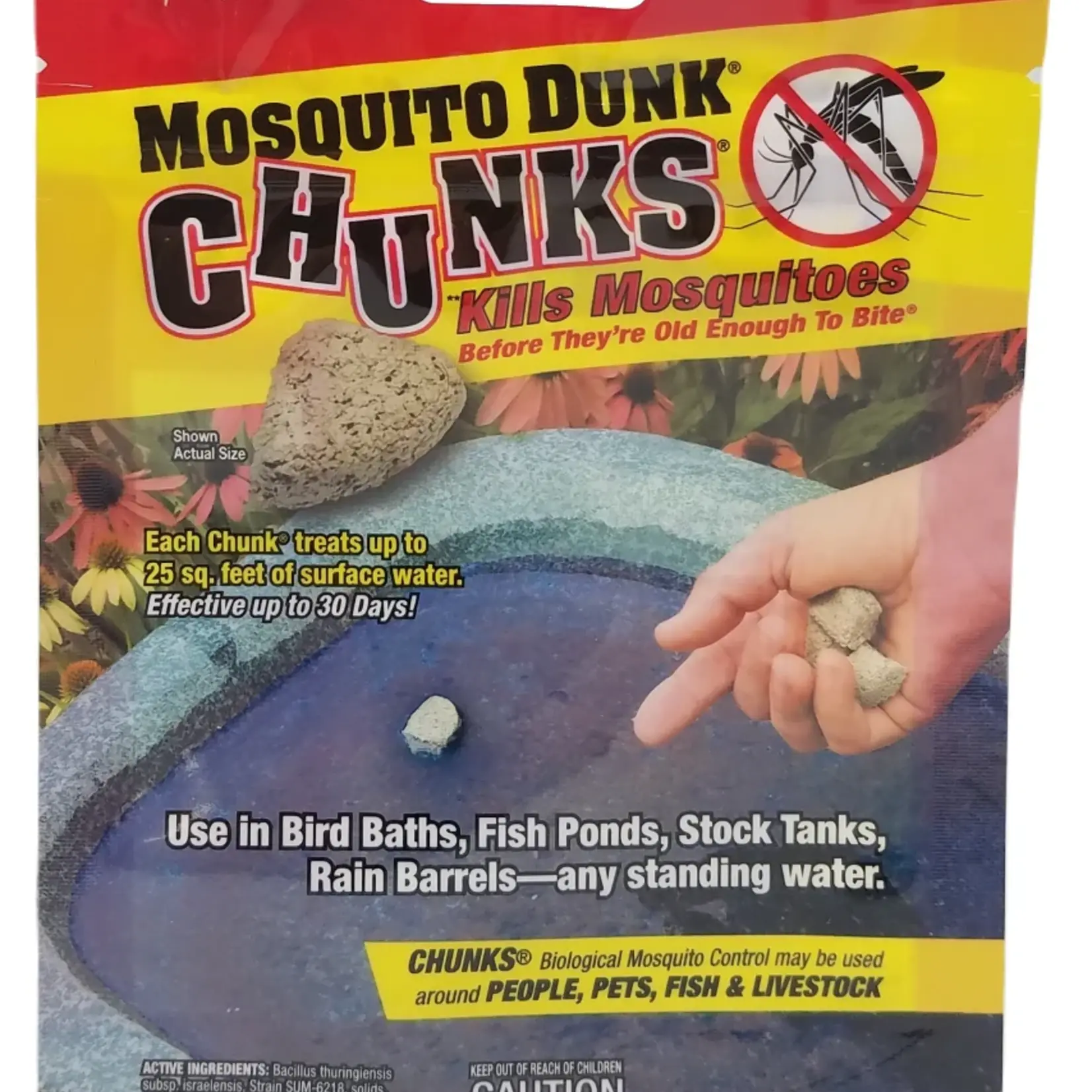 SUMMIT, 'MOSQUITO CHUNKS 5 pak. .049 oz.